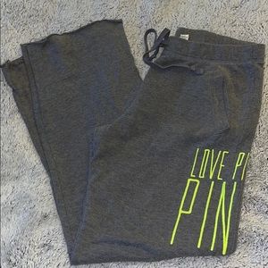 Victoria’s Secret PINK Boyfriend Sweats - Gray